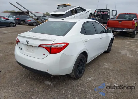 2016 Toyota Corolla S W/Special Edition Pkg z USA, uszkodzony, nr VIN 2T1BURHE1GC486335